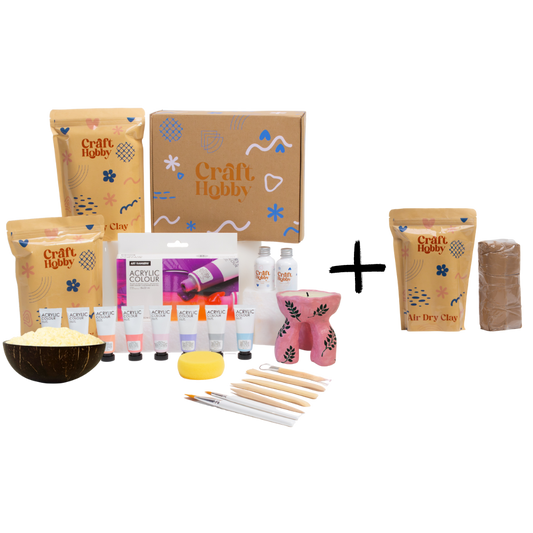 Pasiūlymas - CraftHobby žvakių lipdymo rinkinys + extra molis