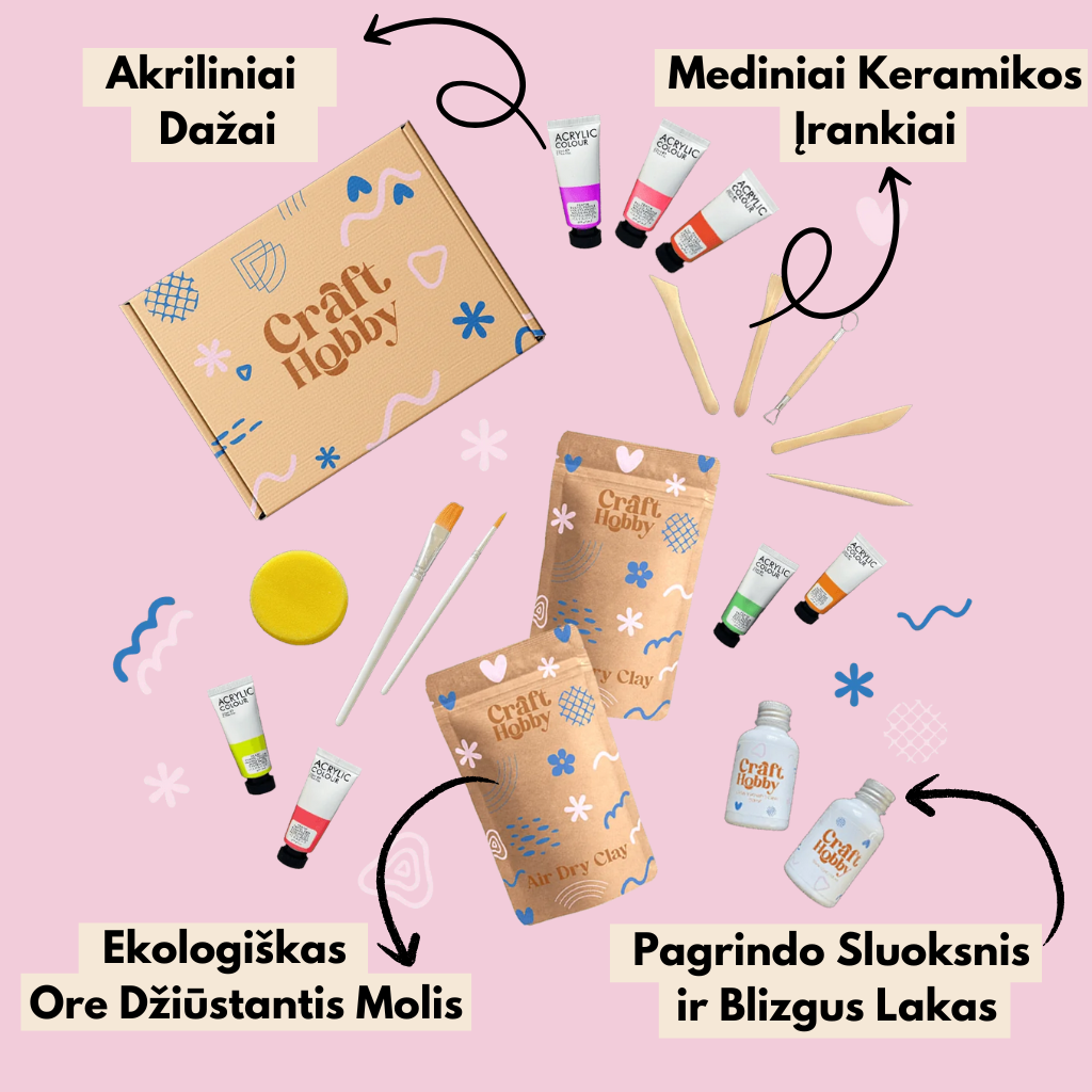 CraftHobby molio lipdymo rinkinys